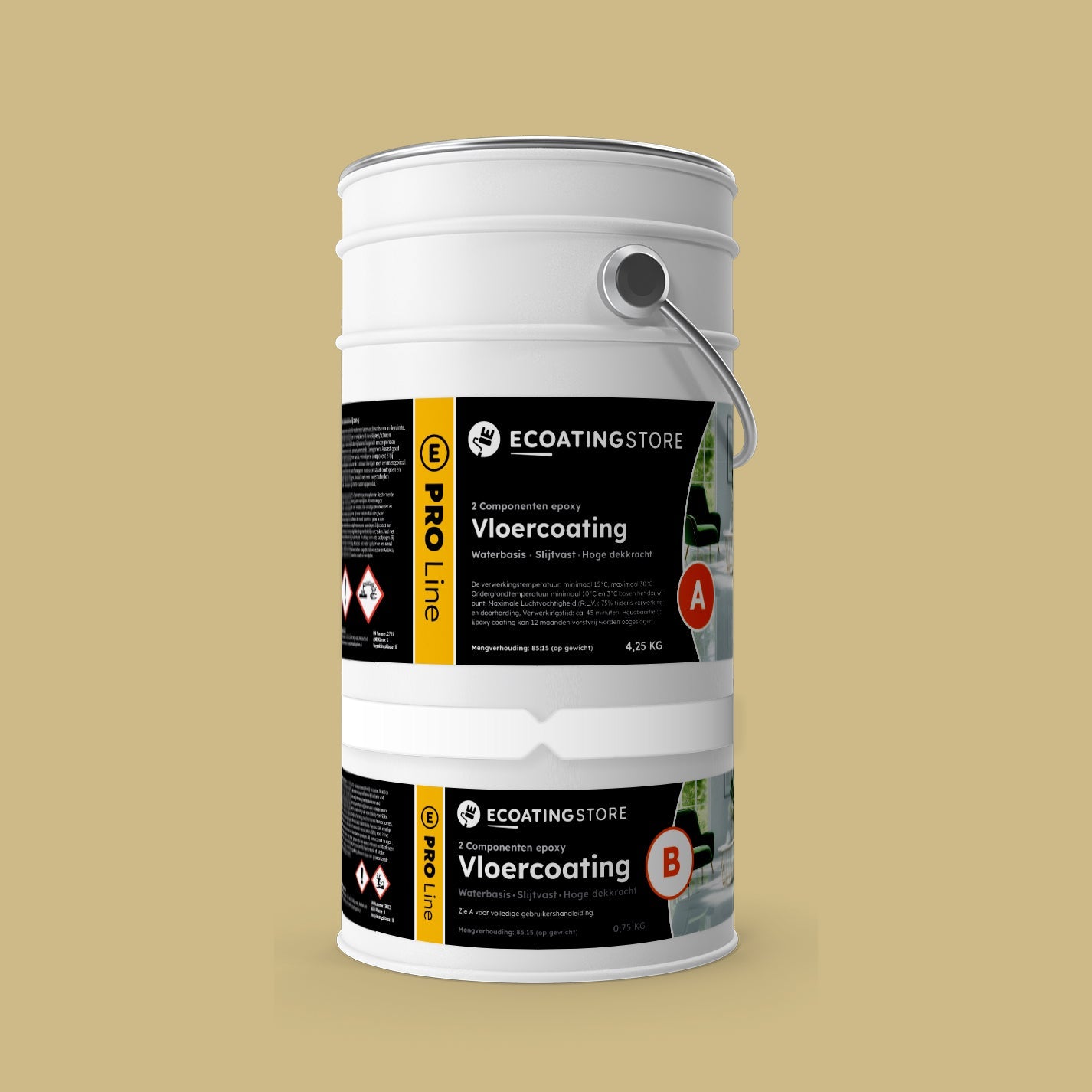 Garage vloercoating - RAL 1000