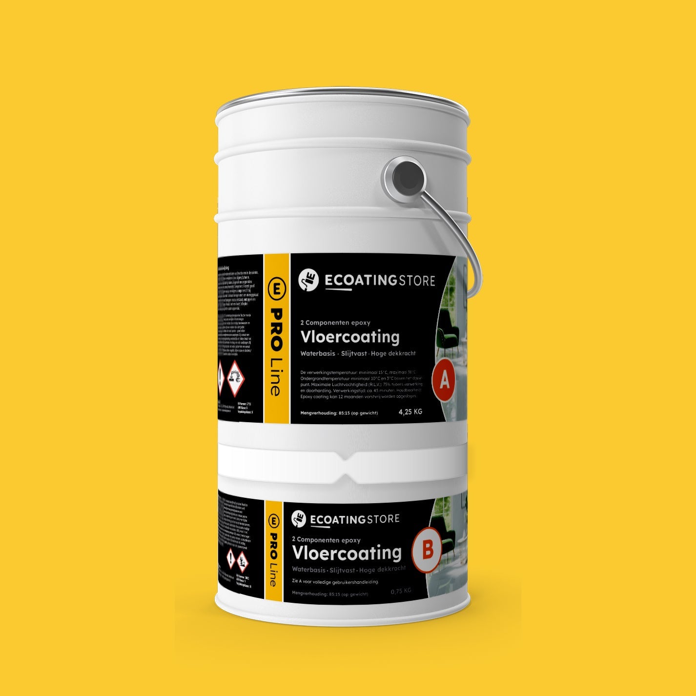 Garage vloercoating - RAL 1018