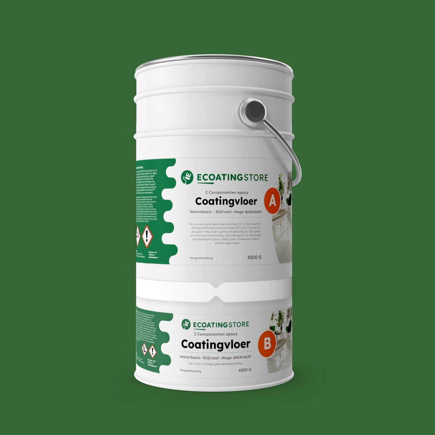 Vloercoating - RAL 6001