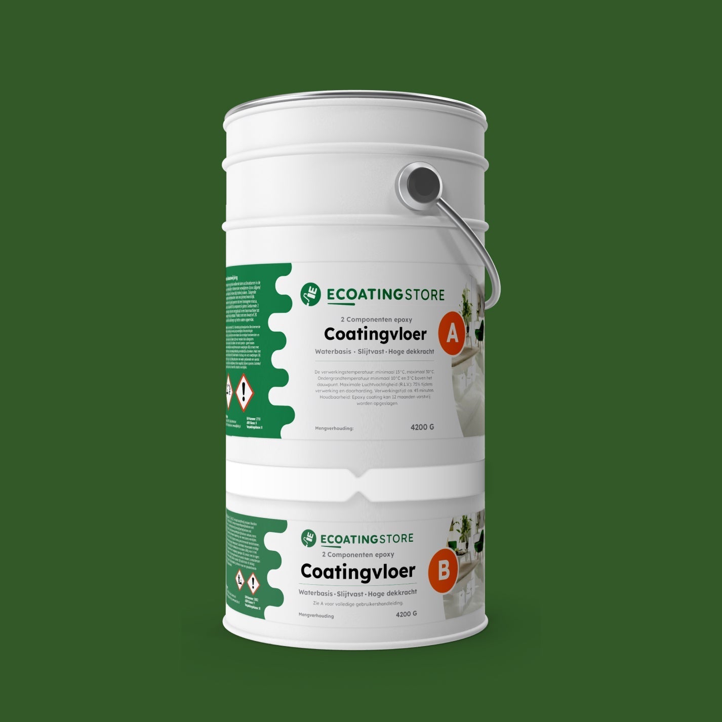 Vloercoating - RAL 6002
