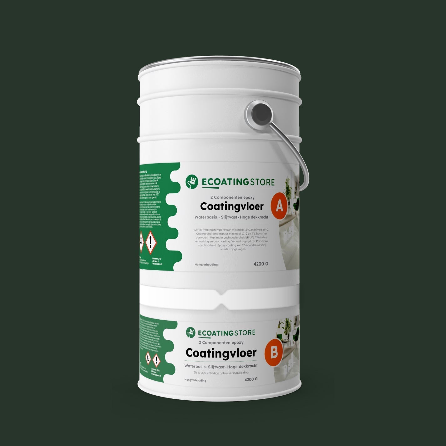 Vloercoating - RAL 6009