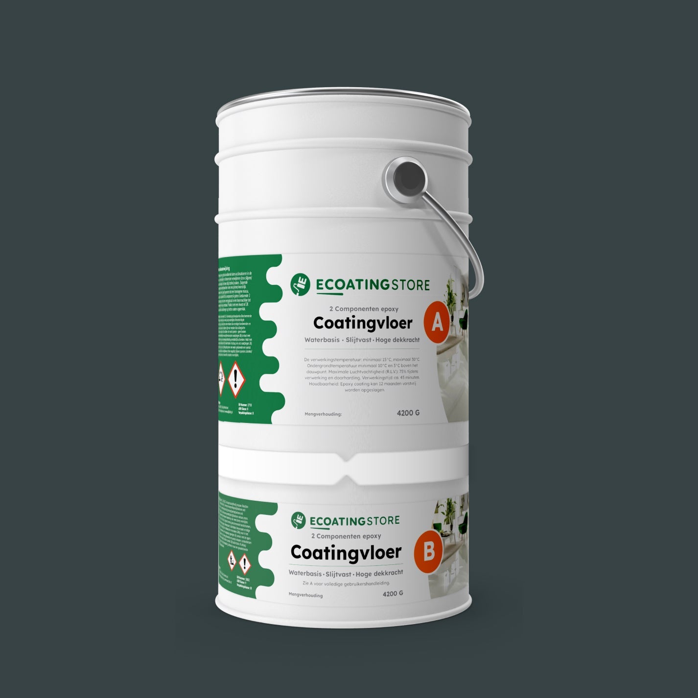 Garage vloercoating - RAL 7026