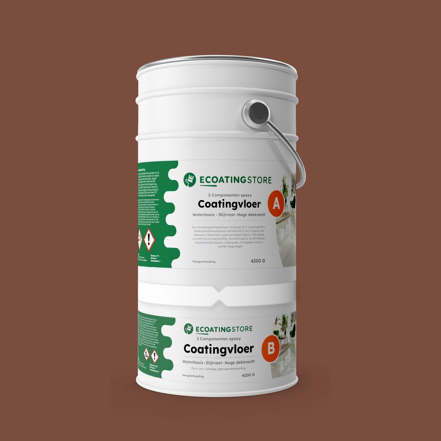 Vloercoating - RAL 8002