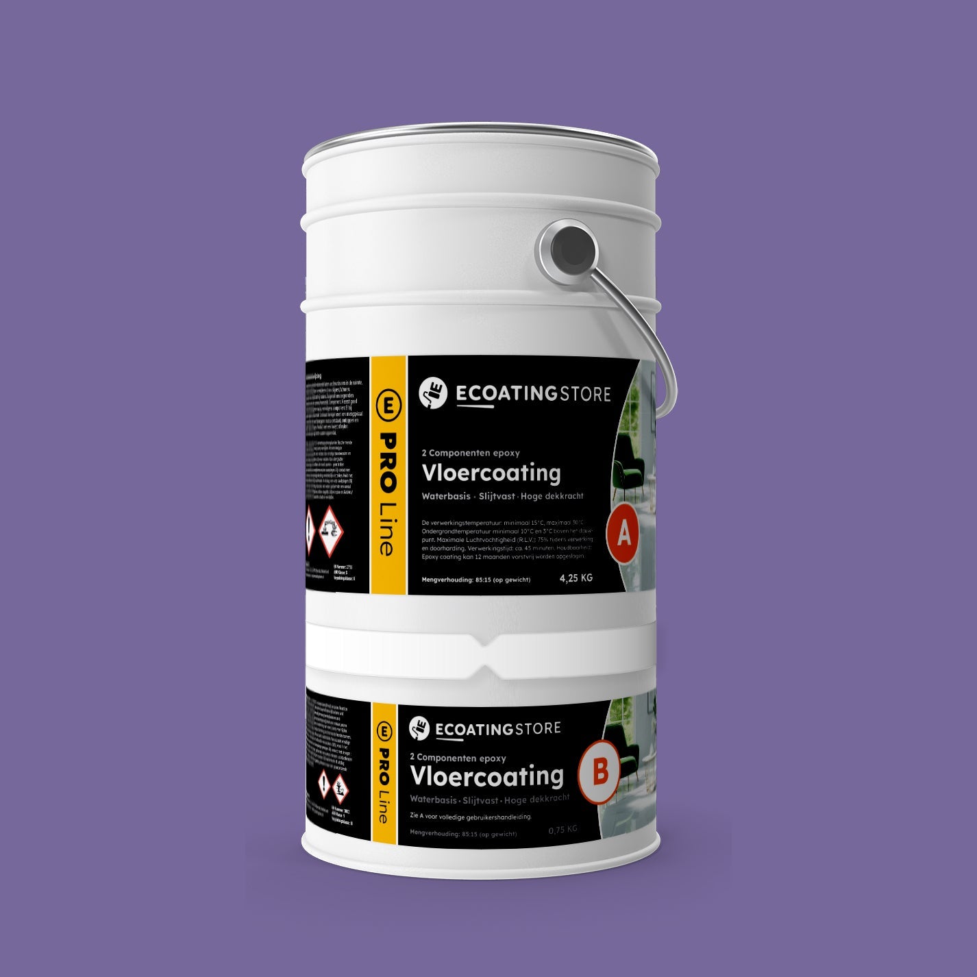 Garage vloercoating - RAL 4005