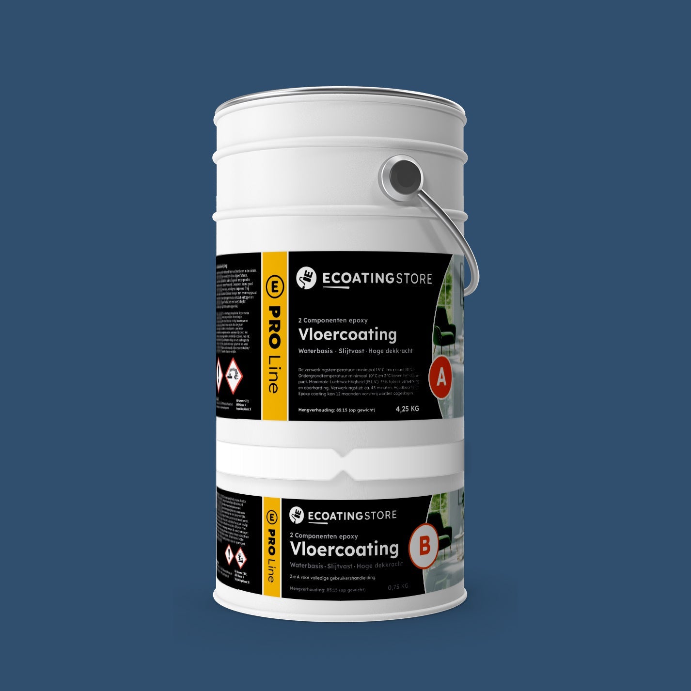 Garage vloercoating - RAL 5000