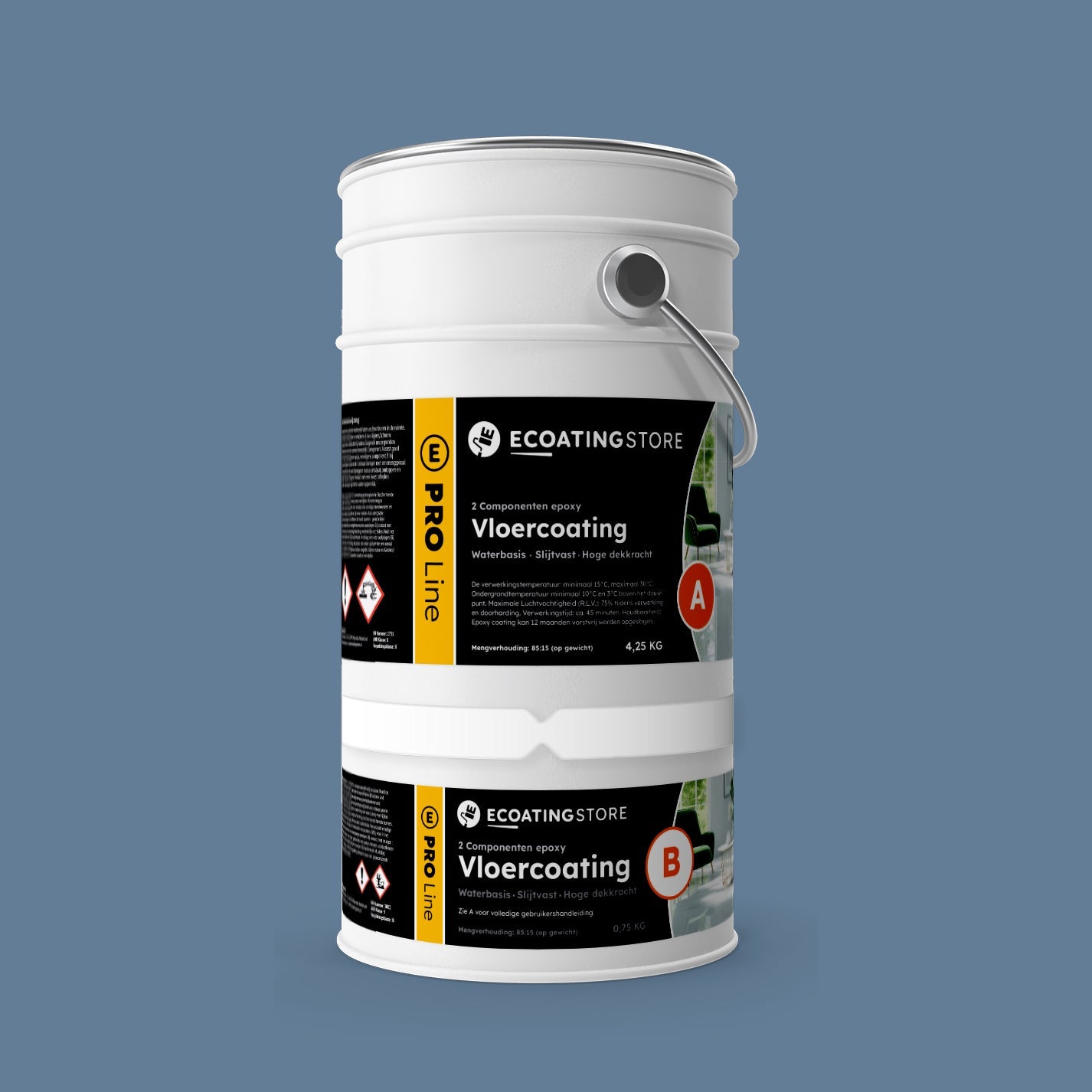 Garage vloercoating - RAL 5014