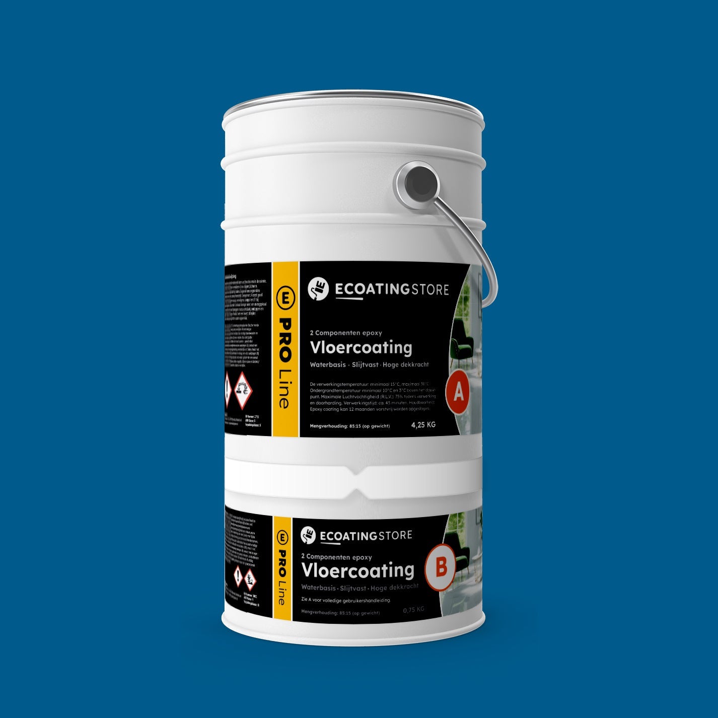 Garage vloercoating - RAL 5017