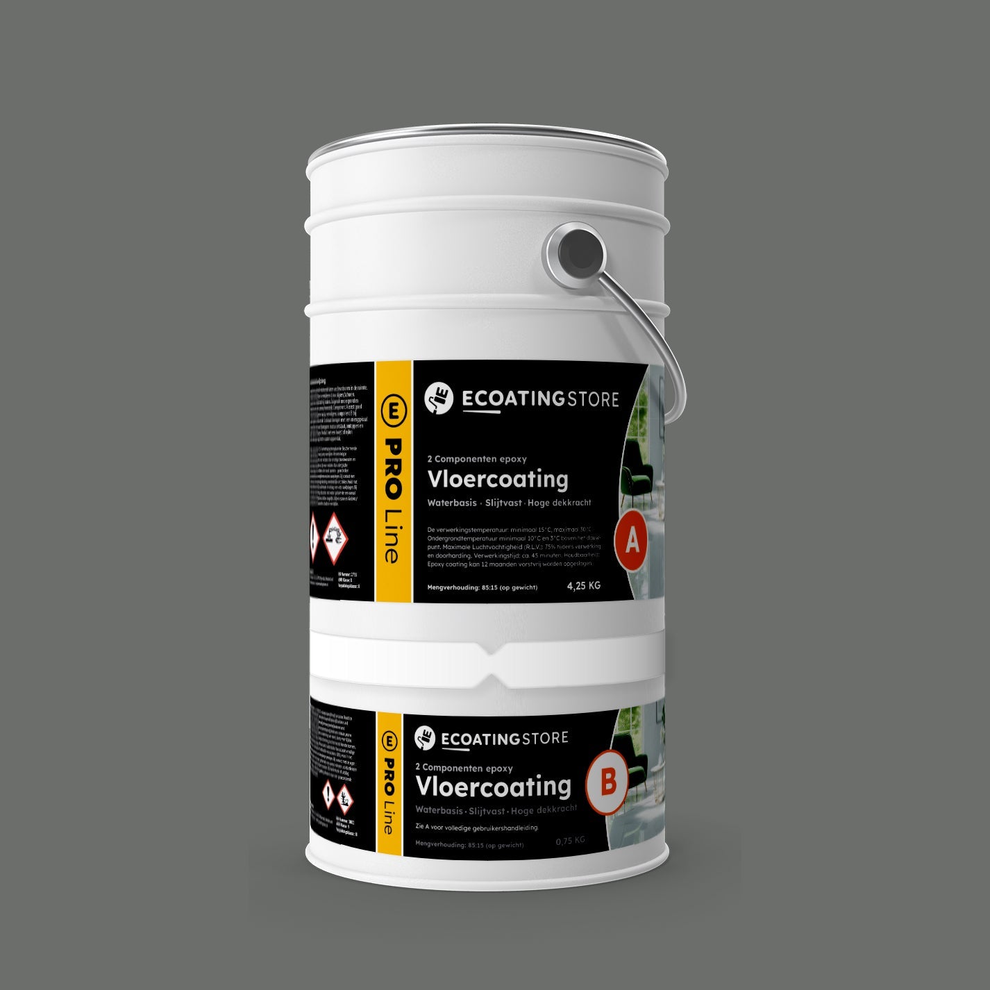 Garage vloercoating - RAL 7005