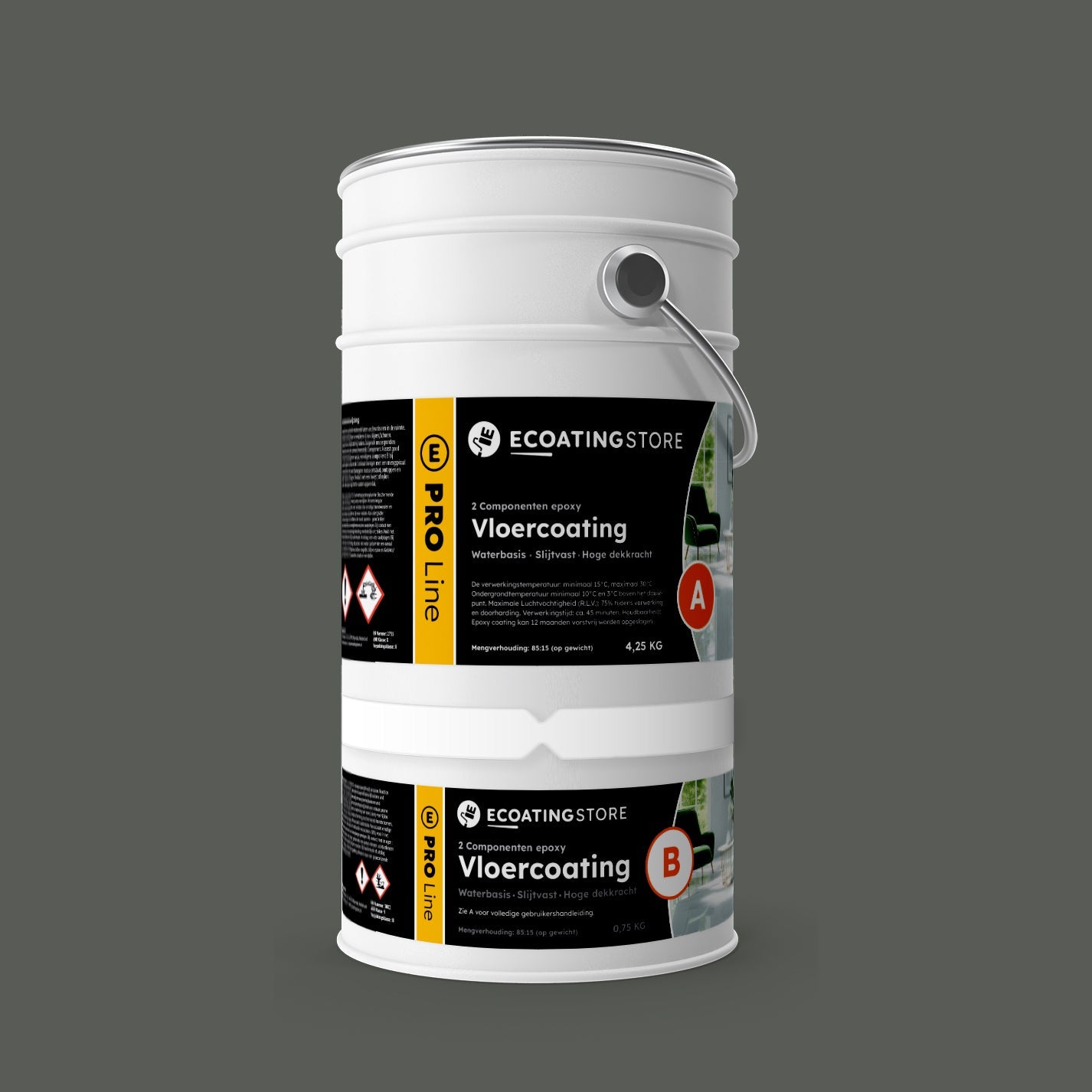Garage vloercoating - RAL 7010