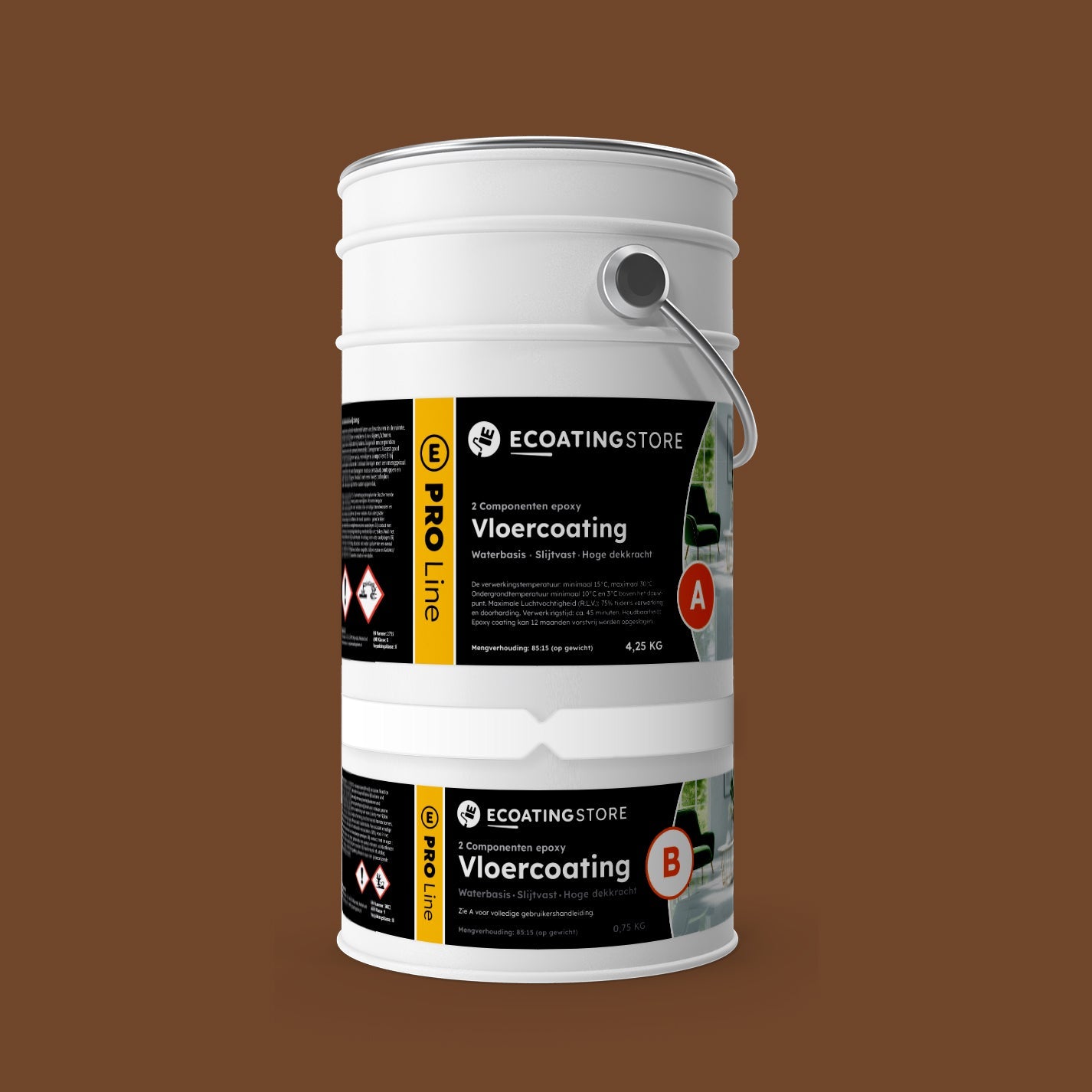 Garage vloercoating - RAL 8007
