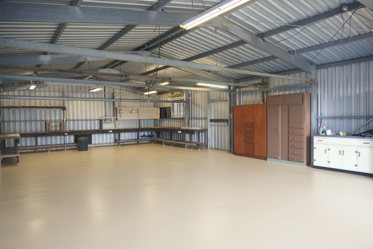 Garage vloercoating - RAL 1014